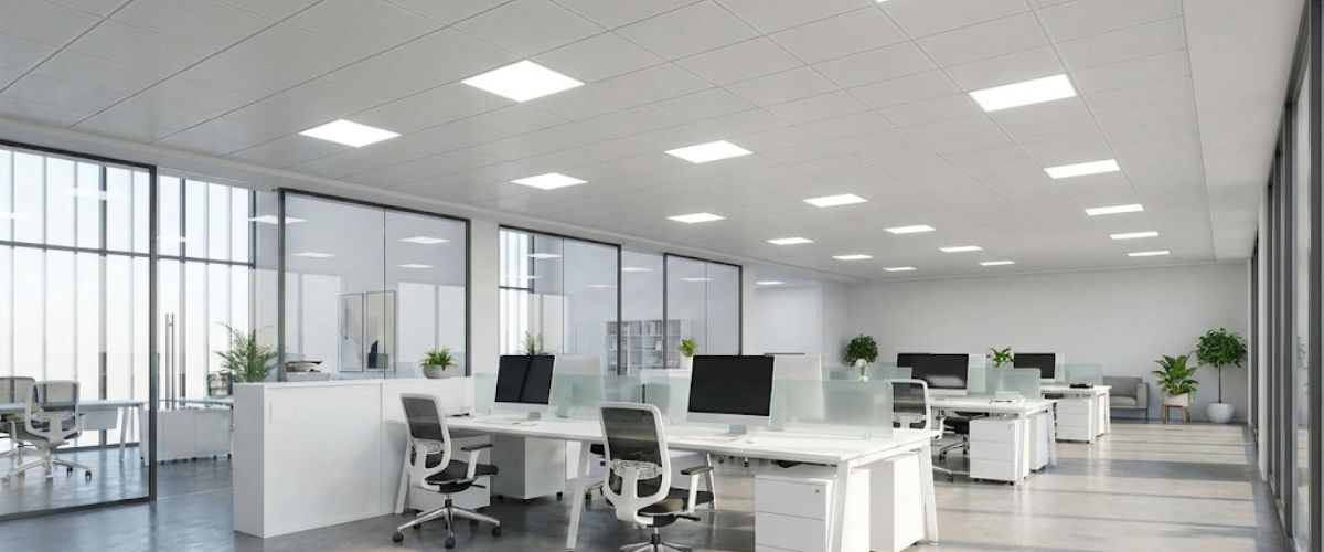 Commercial LED lighting installation office Central Coast