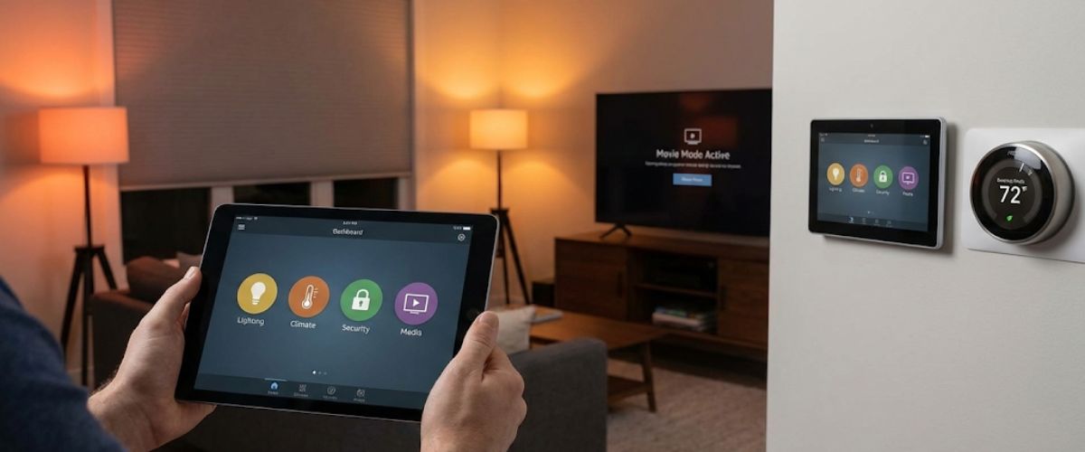 Smart home automation system Central Coast installation