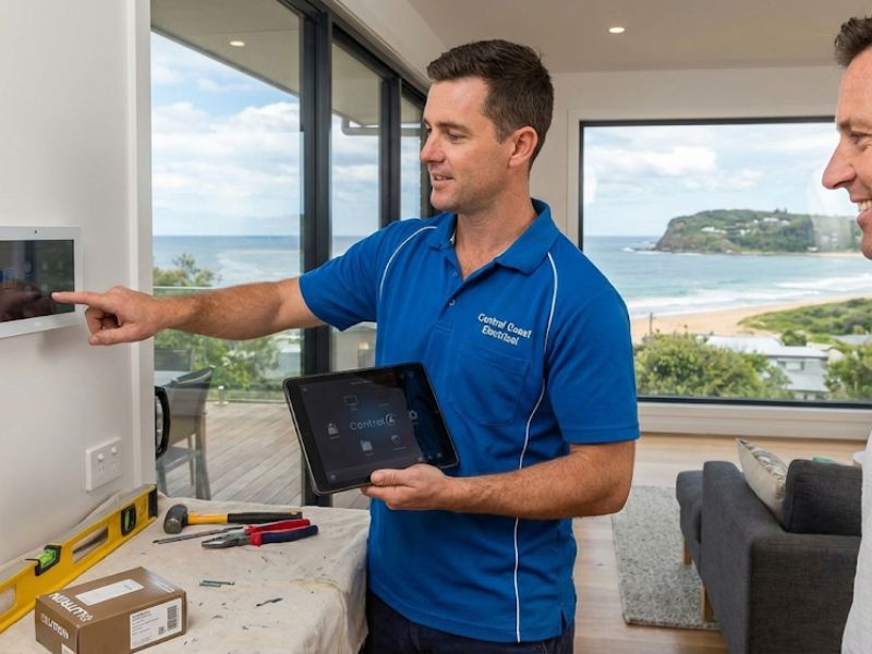 Smart home electrical automation installation Central Coast