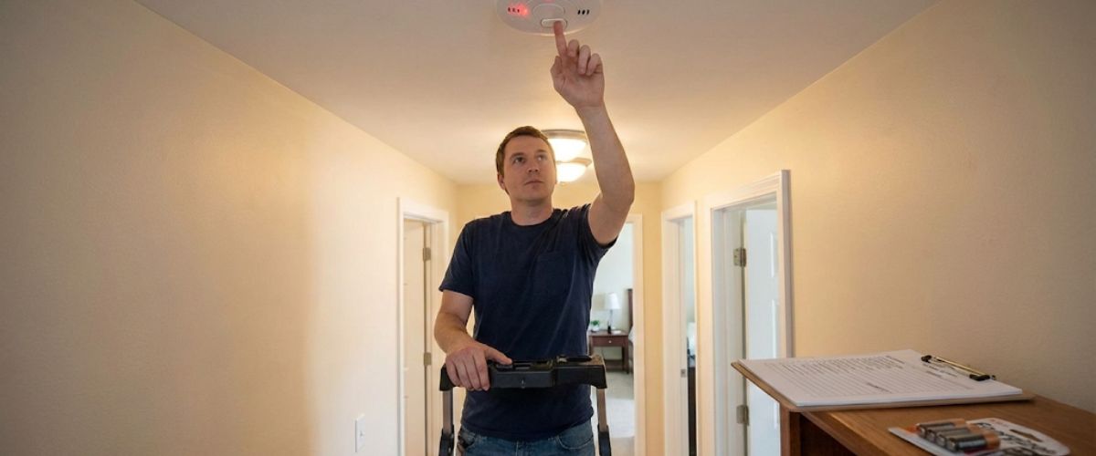 Smoke alarm testing maintenance electrical safety