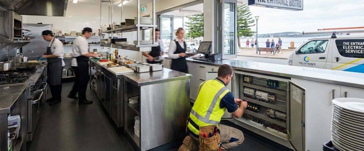 Commercial electrical services The Entrance business hospitality