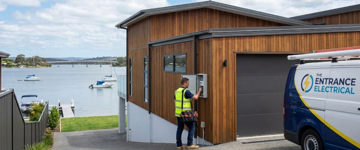 Residential electrical service The Entrance waterfront home