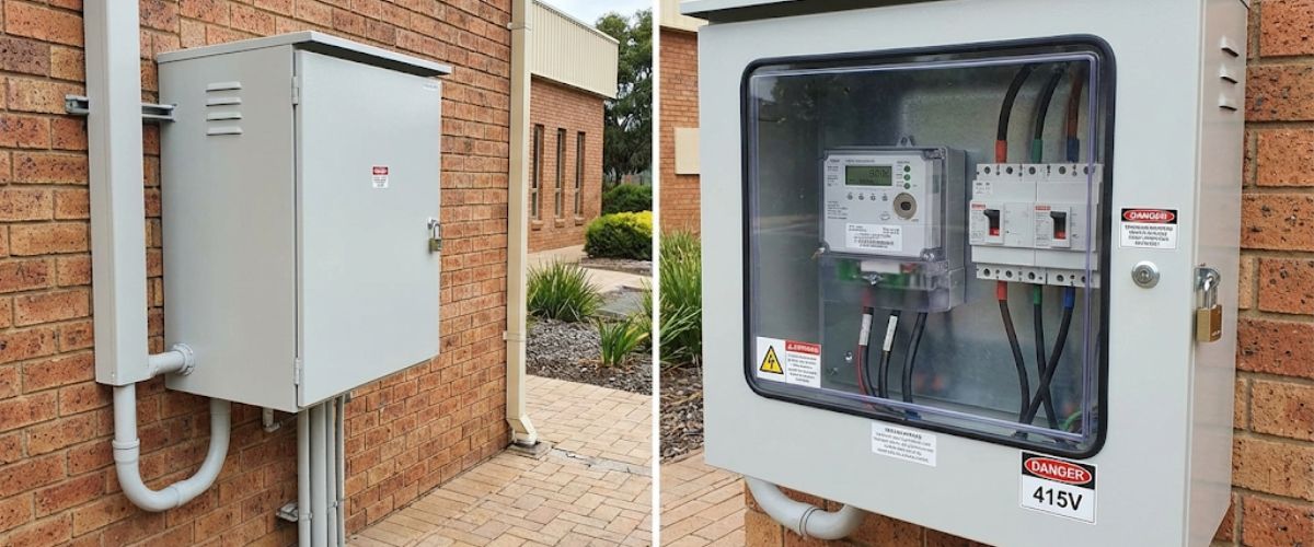 Three-phase electricity meter installation Central Coast