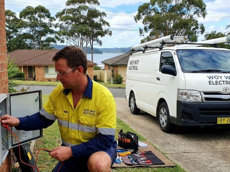 Professional electrician servicing Woy Woy Central Coast property